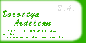 dorottya ardelean business card